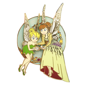 No Minimum Customer Fandom Design Tinker Bell Inspired Pin on Pin Theme Fantasy Enamel Lapel Pin With Pearlcent Wings